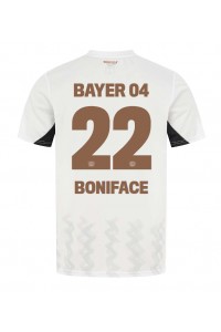 Bayer Leverkusen Victor Boniface #22 Fotballdrakt Borte Klær 2024-25 Korte ermer